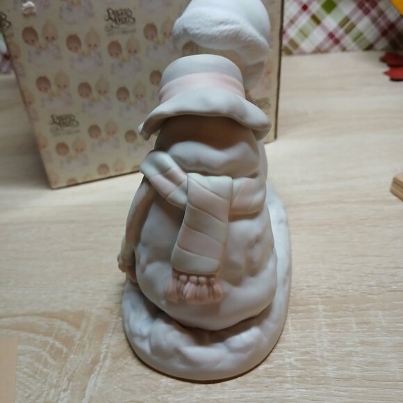 NWT Precious Moments We're Going to Miss You Christmas Holiday Ceramic Figurine - Picture 11 of 16